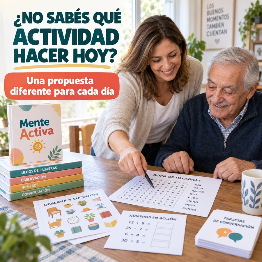 Cuadernillos y actividades imprimibles incluidos en Mente Activa